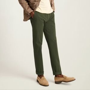 Bonobos Men's Stretch Washed Chino Slim Leg Pants Green Size 31 x 28